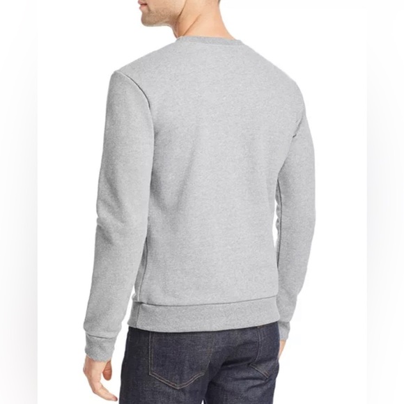 A.P.C. Sherman Gray Crewneck Graphic Logo Pullover Long Sleeve Sweatshirt S - Picture 3 of 15